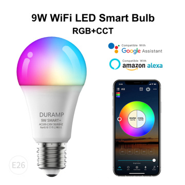 Светодиодная лампа Tuya Smart Bulb мощностью 9 Вт с Wi-Fi